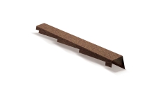 Планка торцевая правая для композитной черепицы Metrotile кофе (1,355м)