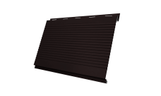 Вертикаль 0,2 gofr 0,45 Drap TR с пленкой RAL 9005 черный